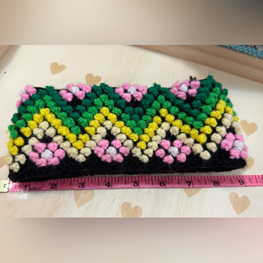 Peruvian Alpaca Wool Colorful Knit headband ear warmers